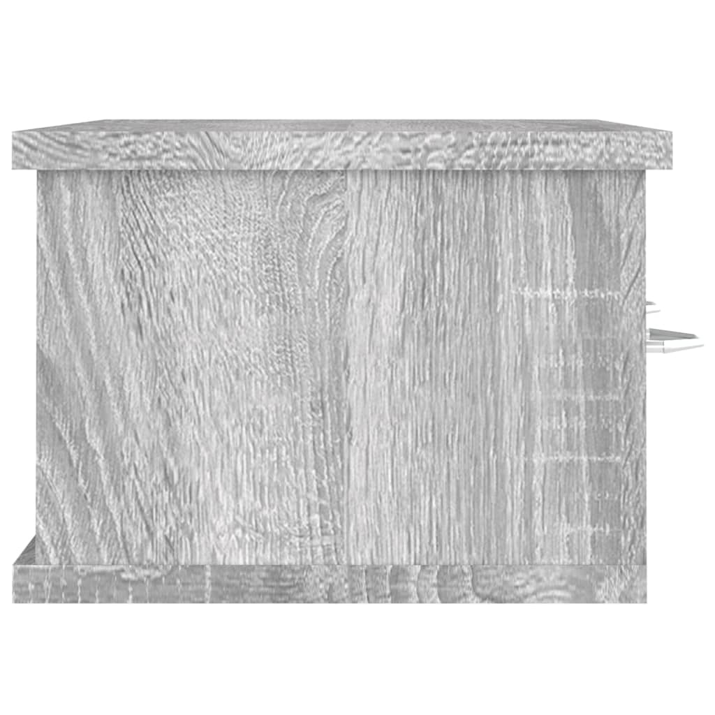 Armoire murale Sonoma gris 60x26x18,5 cm Bois d'ingénierie - XIOS