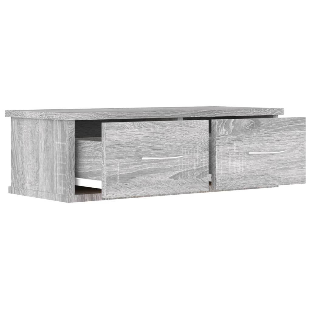 Armoire murale Sonoma gris 60x26x18,5 cm Bois d'ingénierie - XIOS