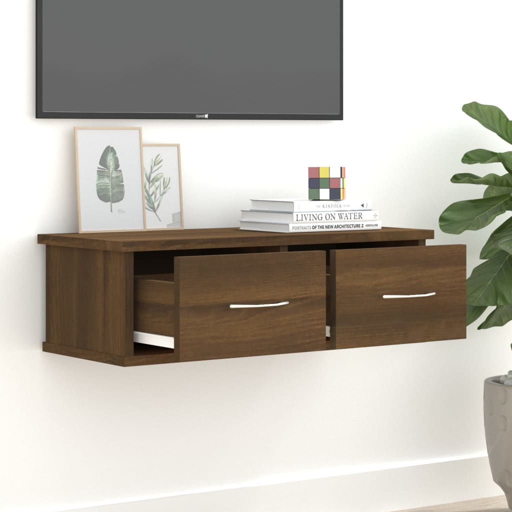 Armoire murale Chêne marron 60x26x18,5 cm Bois d'ingénierie - XIOS