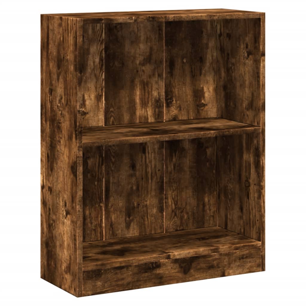 Bibliothèque Chêne fumé 60x24x76 cm Bois d'ingénierie - XIOS