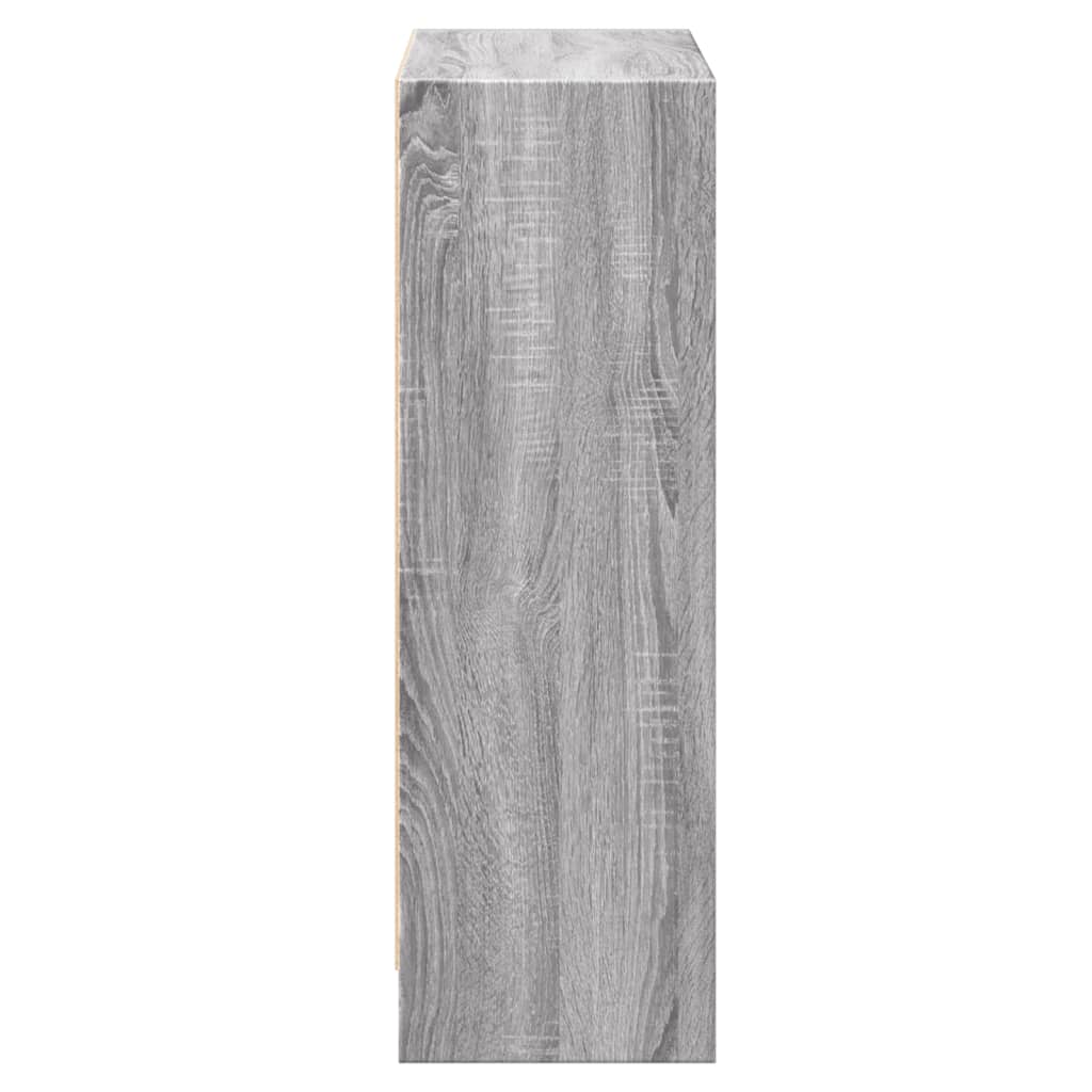 Bibliothèque Sonoma gris 60x24x76 cm Bois d'ingénierie - XIOS