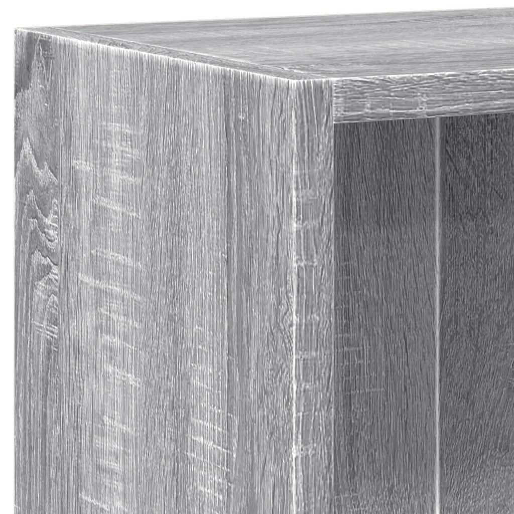 Bibliothèque Sonoma gris 60x24x76 cm Bois d'ingénierie - XIOS