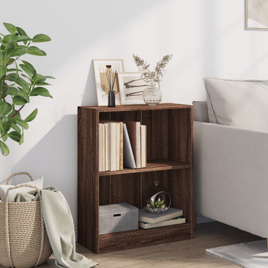 Bibliothèque Chêne marron 60x24x76 cm Bois d'ingénierie - XIOS