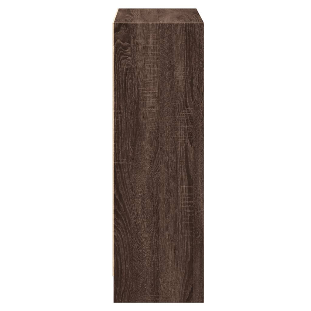 Bibliothèque Chêne marron 60x24x76 cm Bois d'ingénierie - XIOS