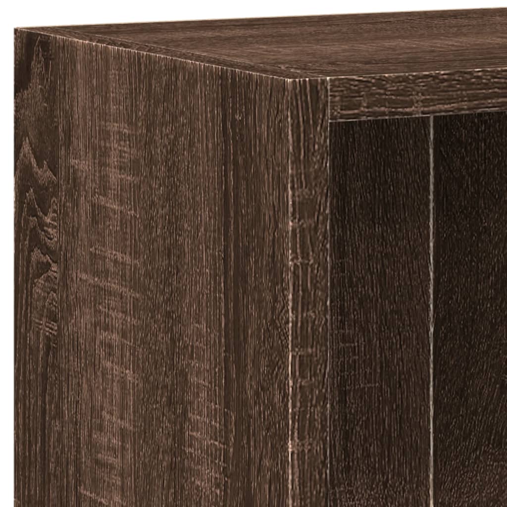 Bibliothèque Chêne marron 60x24x76 cm Bois d'ingénierie - XIOS