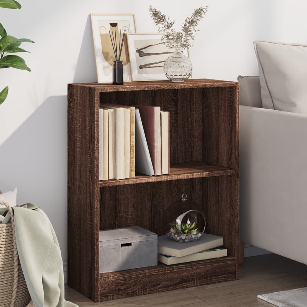 Bibliothèque Chêne marron 60x24x76 cm Bois d'ingénierie - XIOS