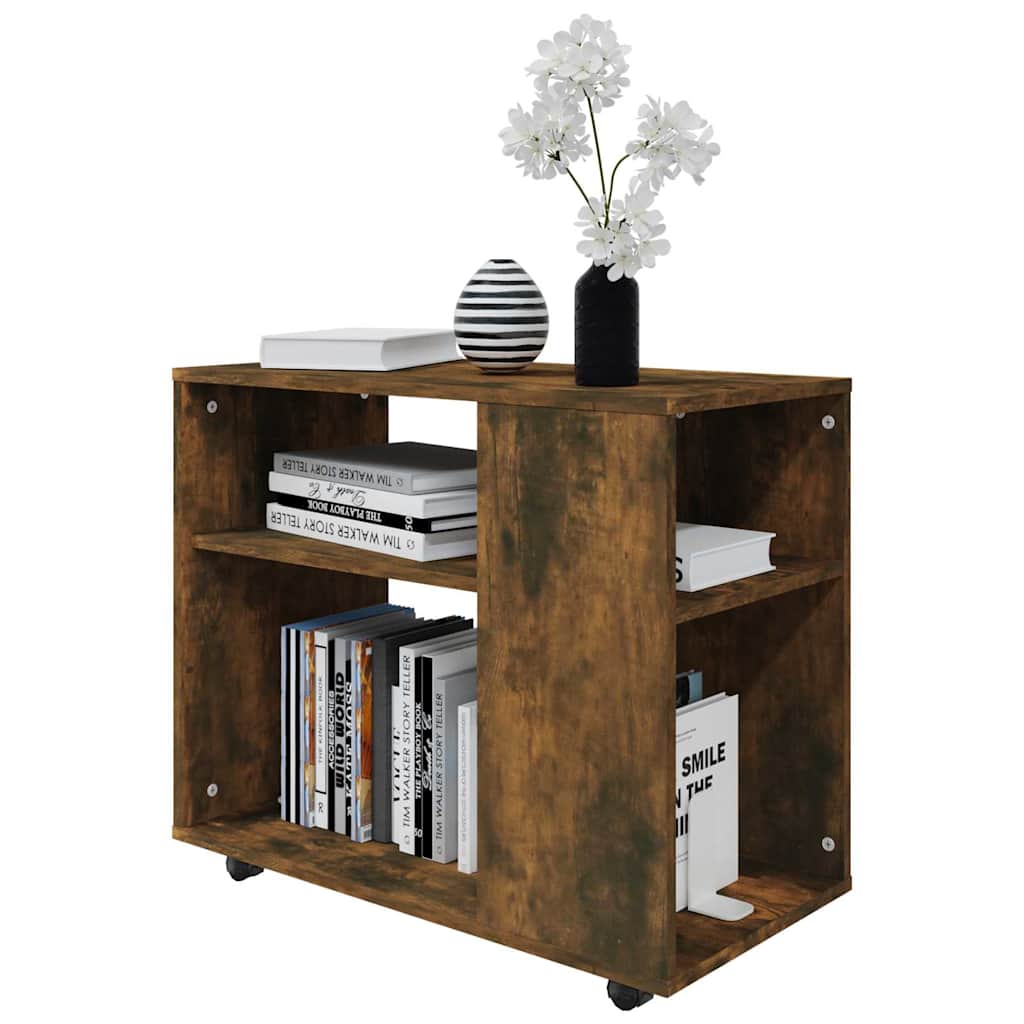 Table d'appoint Chêne fumé 70x35x55 cm Bois d'ingénierie - XIOS