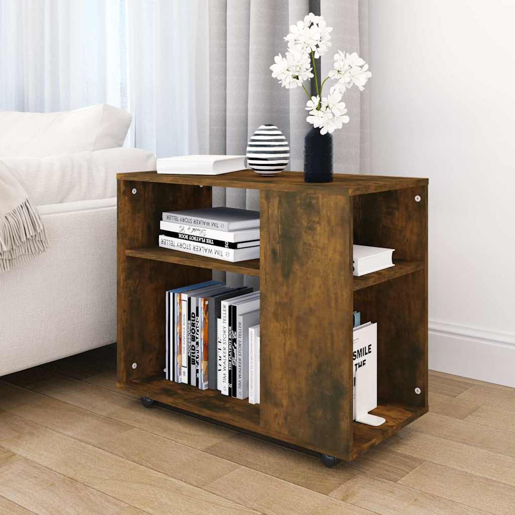 Table d'appoint Chêne fumé 70x35x55 cm Bois d'ingénierie - XIOS