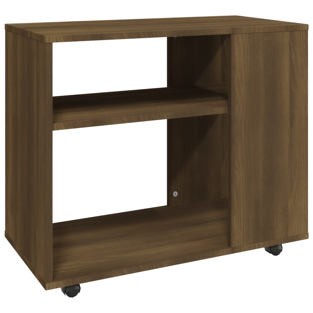 Table d'appoint Chêne marron 70x35x55 cm Bois d'ingénierie - XIOS