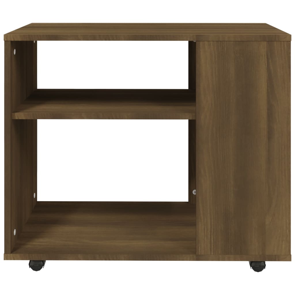 Table d'appoint Chêne marron 70x35x55 cm Bois d'ingénierie - XIOS