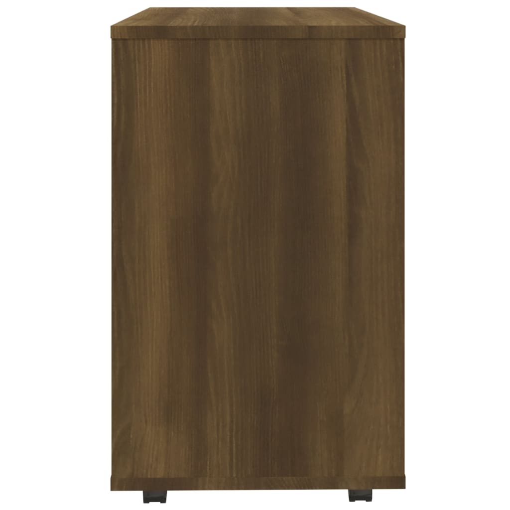 Table d'appoint Chêne marron 70x35x55 cm Bois d'ingénierie - XIOS