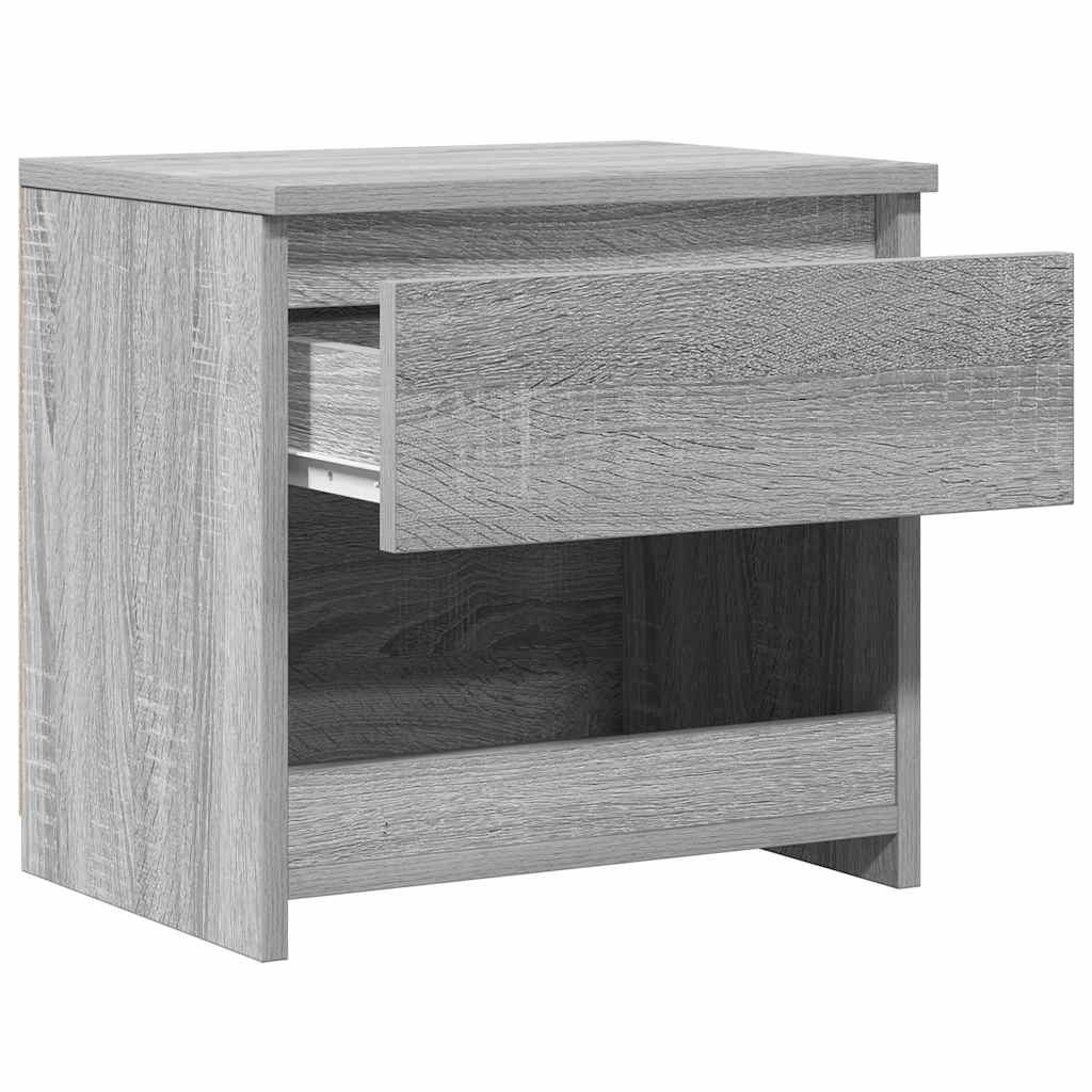 Tables de chevet 2 pcs Sonoma gris 40x30x39cm Bois d'ingénierie - XIOS