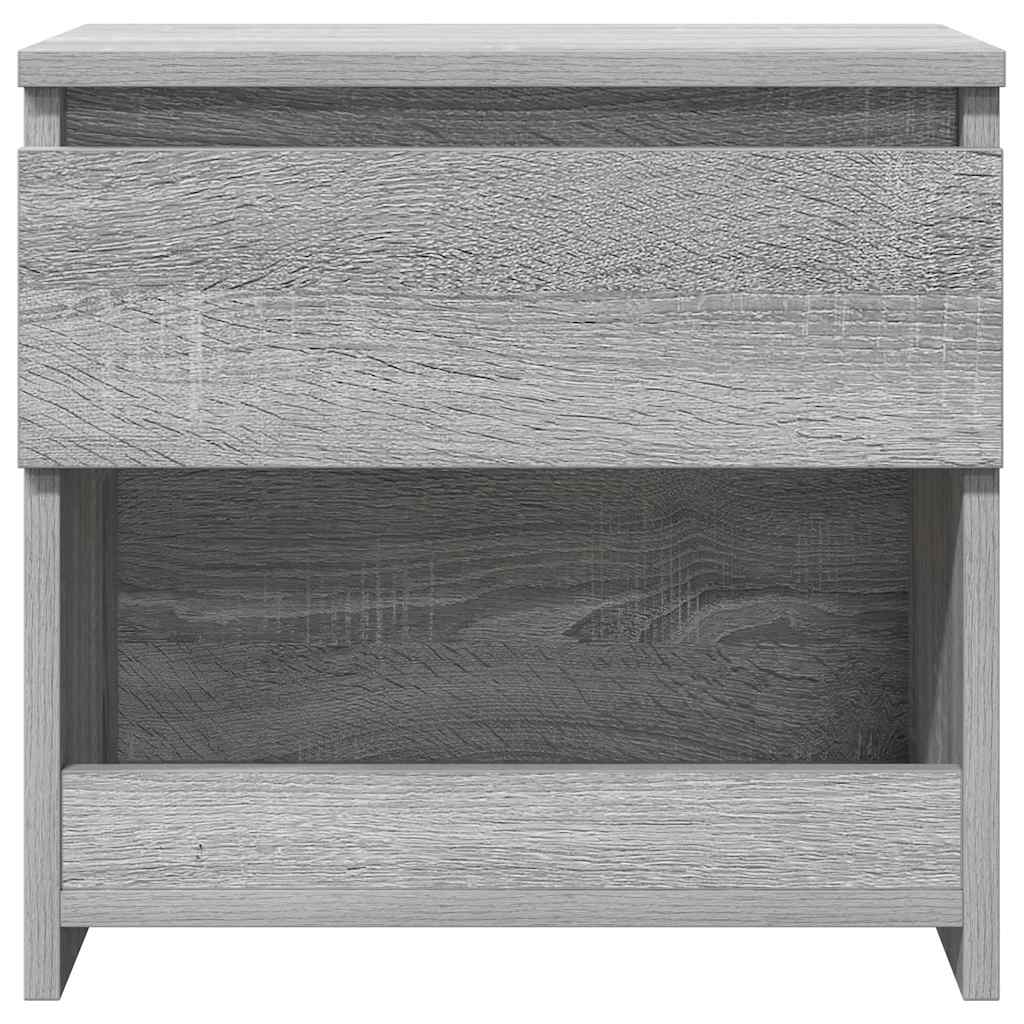 Tables de chevet 2 pcs Sonoma gris 40x30x39cm Bois d'ingénierie - XIOS