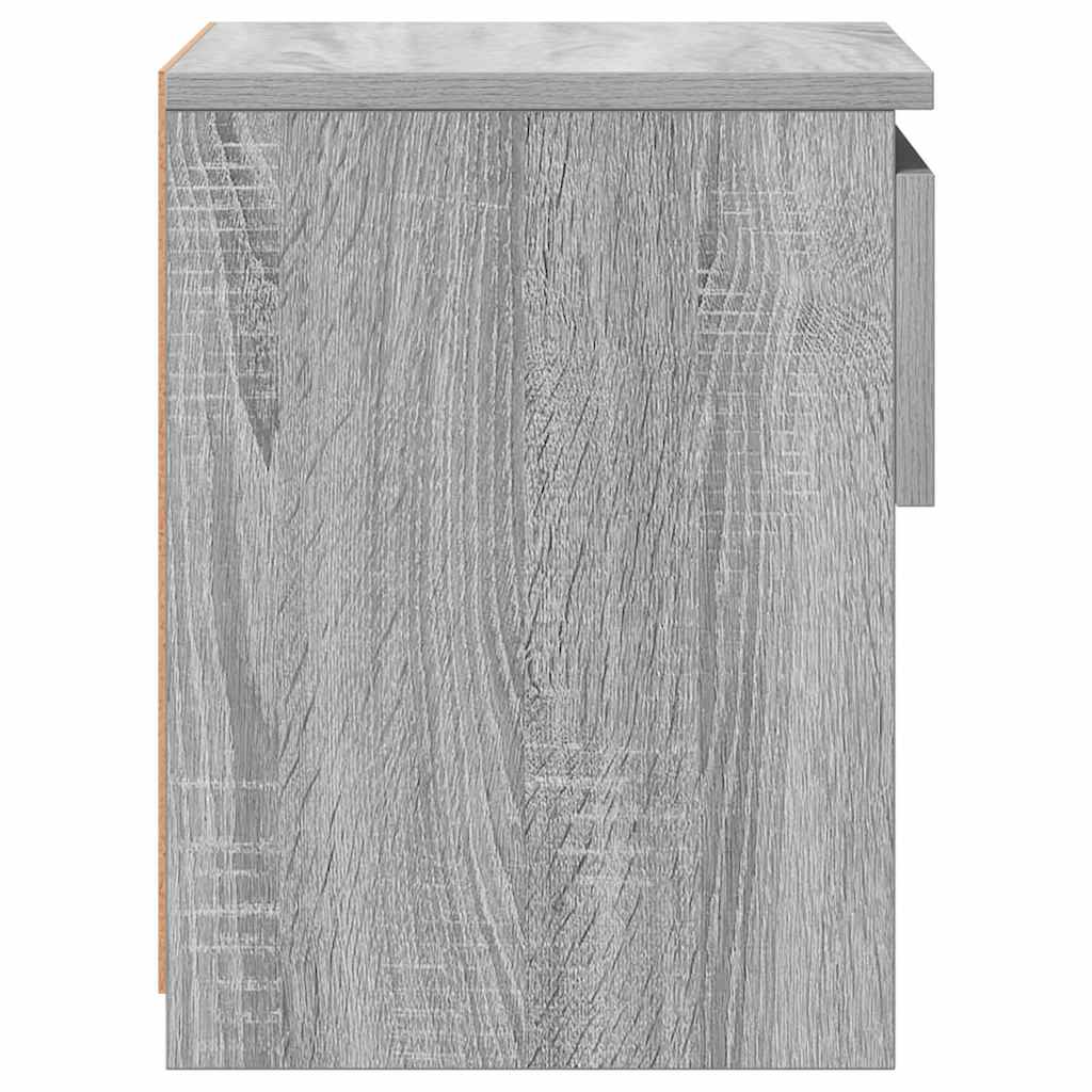 Tables de chevet 2 pcs Sonoma gris 40x30x39cm Bois d'ingénierie - XIOS