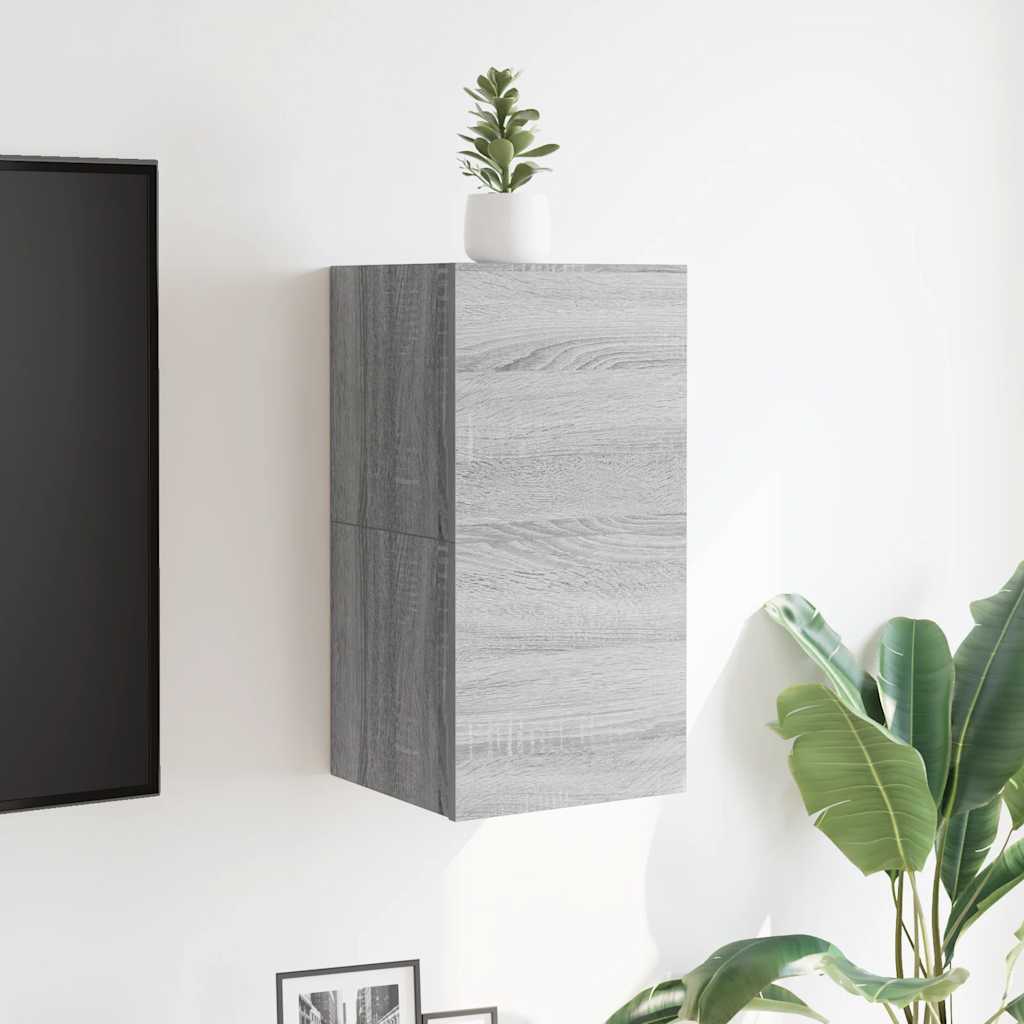 Meubles TV muraux 2 pcs Sonoma gris 30,5x30x30 cm - XIOS
