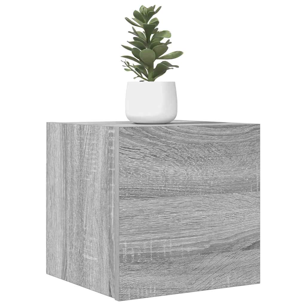 Meubles TV muraux 2 pcs Sonoma gris 30,5x30x30 cm - XIOS