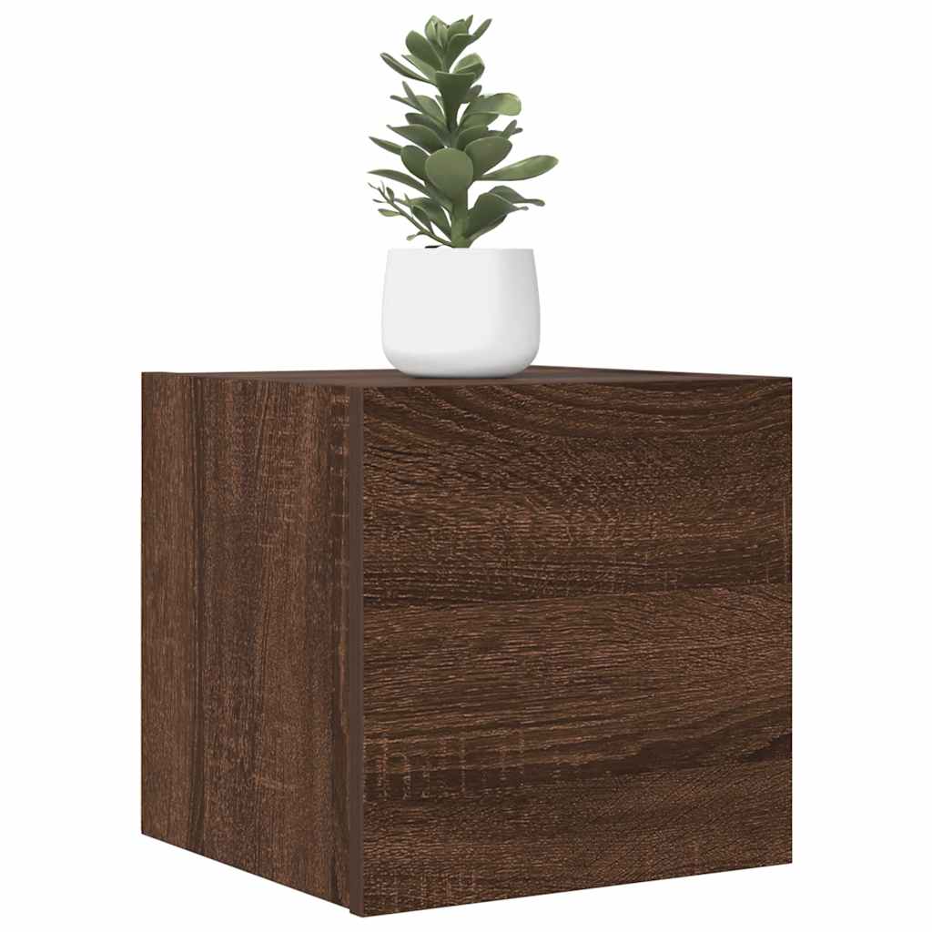 Meubles TV muraux 2 pcs Chêne marron 30,5x30x30 cm - XIOS