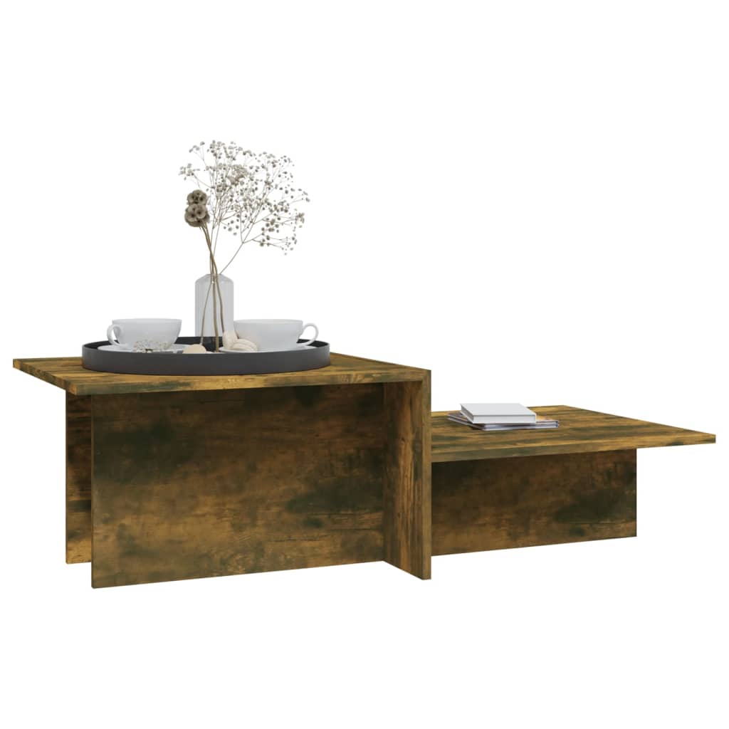 Table basse Chêne fumé 111,5x50x33 cm Bois d'ingénierie - XIOS