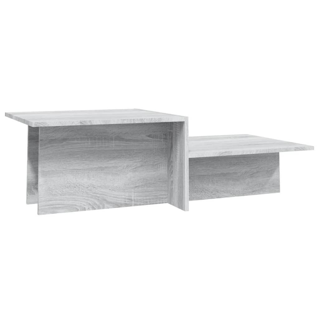 Table basse Sonoma gris 111,5x50x33 cm Bois d'ingénierie - XIOS