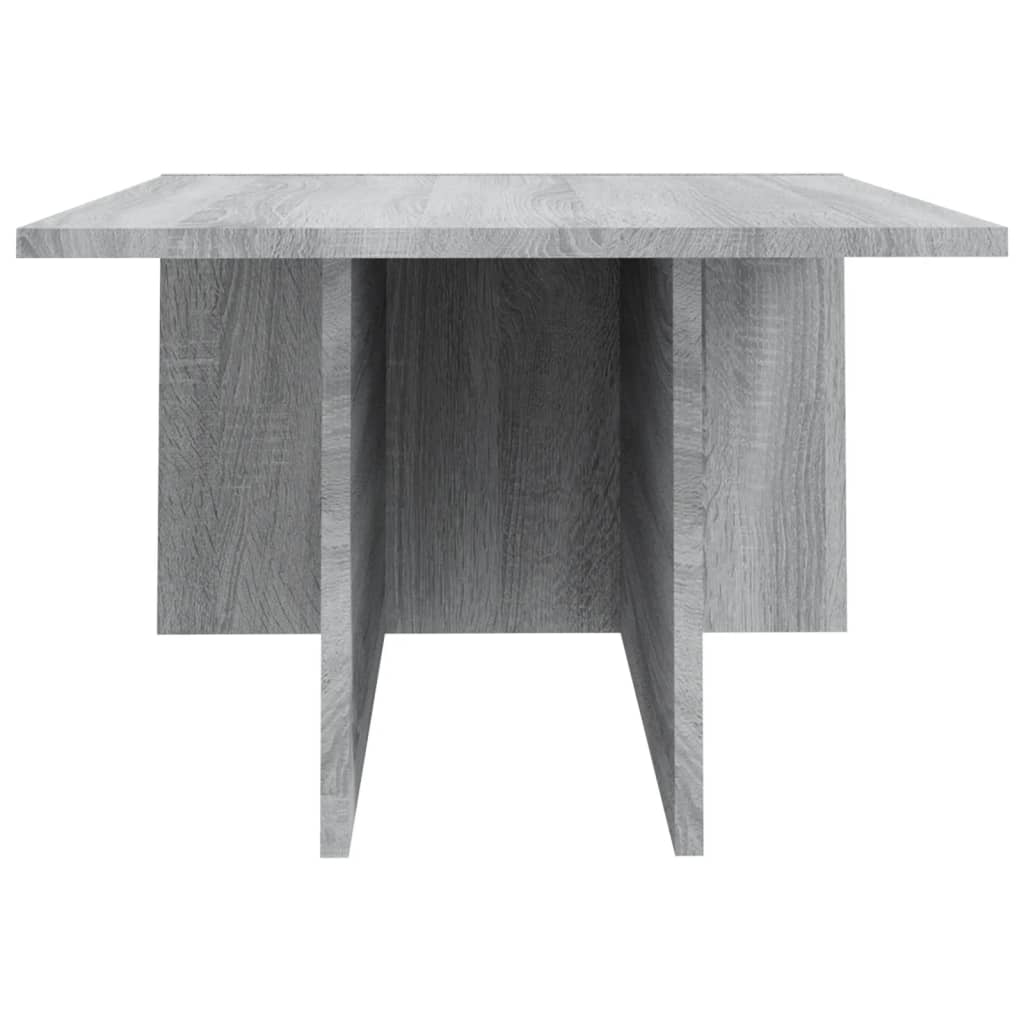 Table basse Sonoma gris 111,5x50x33 cm Bois d'ingénierie - XIOS