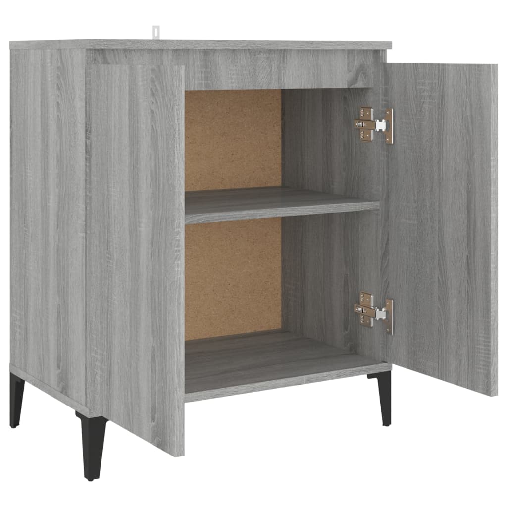 Buffet Sonoma gris 60x35x70 cm Bois d'ingénierie - XIOS
