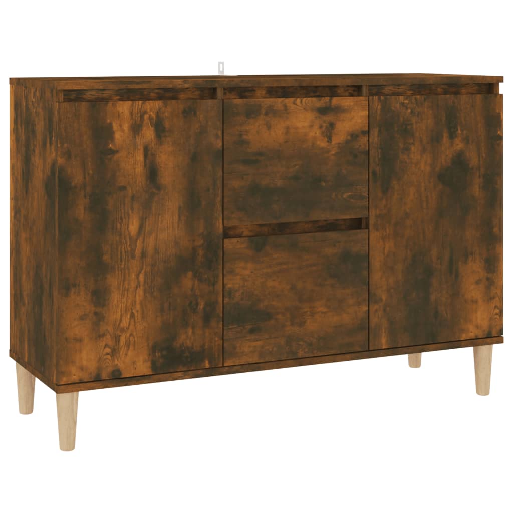 Buffet Chêne fumé 101x35x70 cm Bois d'ingénierie - XIOS
