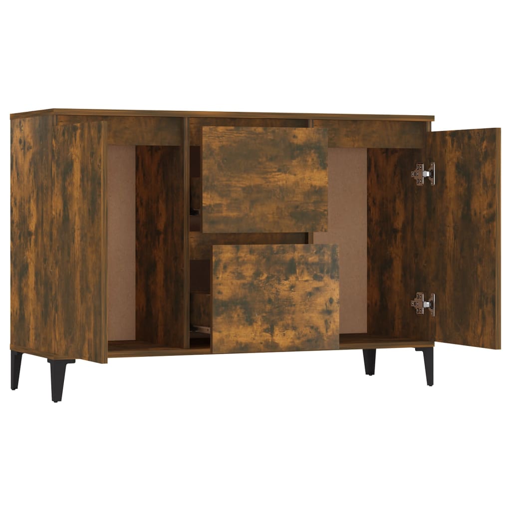 Buffet Chêne fumé 102x35x70 cm Bois d'ingénierie - XIOS