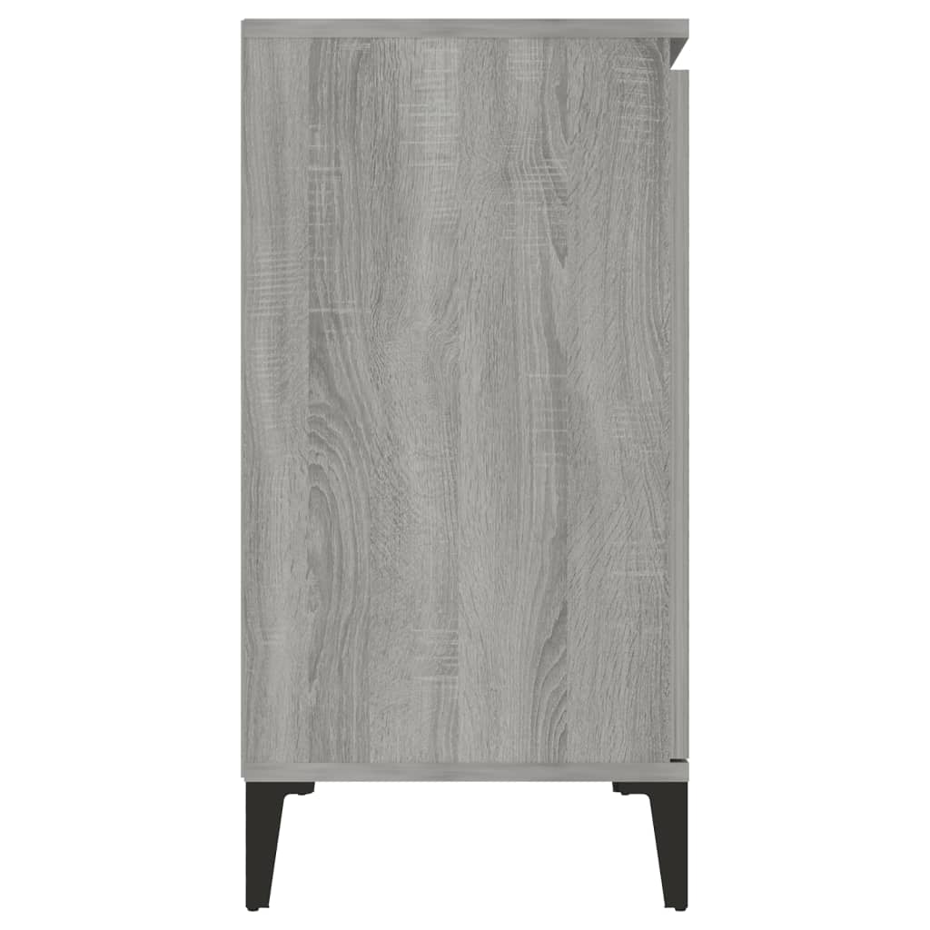 Buffet Sonoma gris 102x35x70 cm Bois d'ingénierie - XIOS