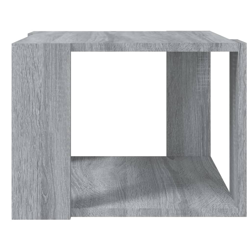 Table basse Sonoma gris 40x40x30 cm Bois d'ingénierie - XIOS