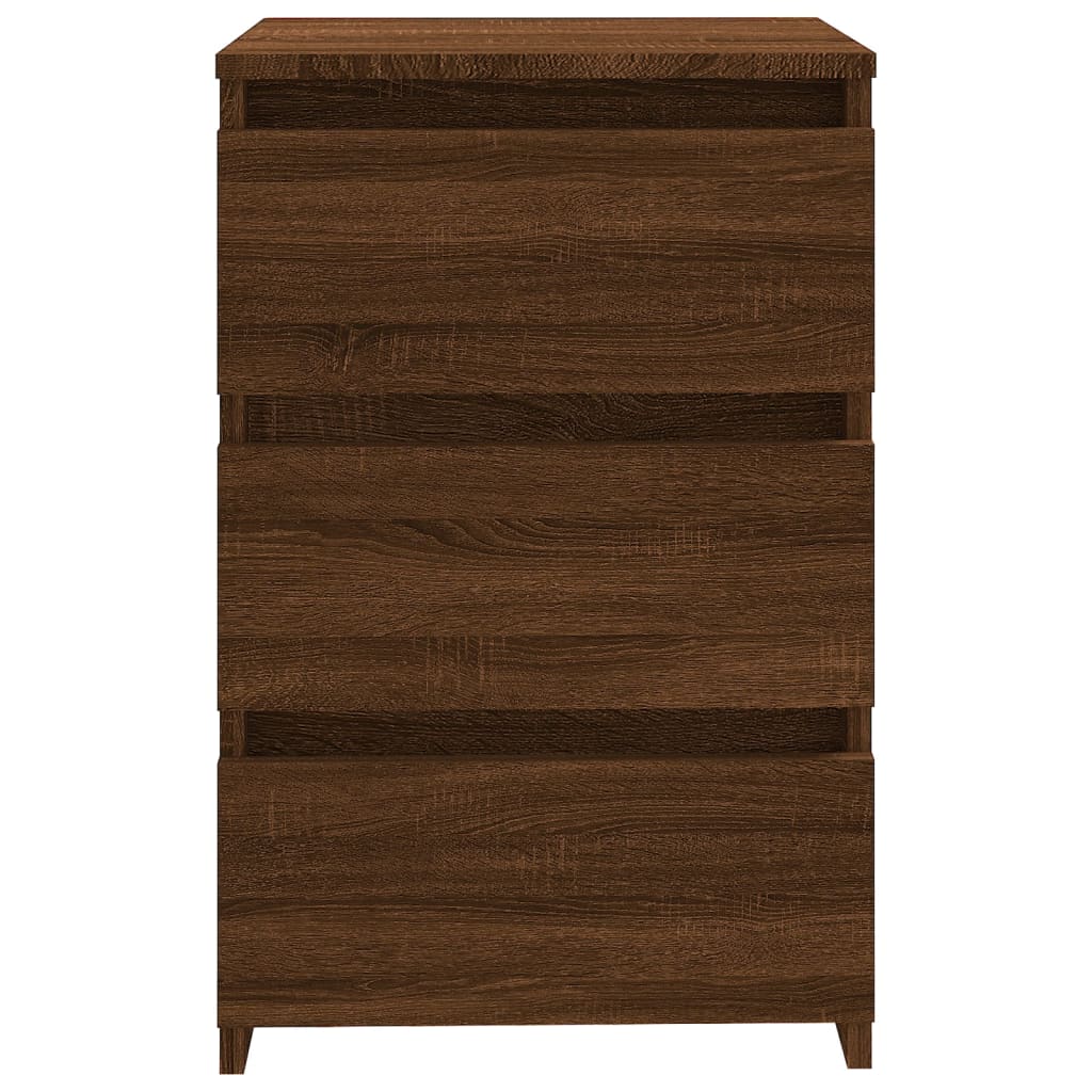 Table de chevet Chêne marron 40x35x62,5 cm Bois d'ingénierie - XIOS