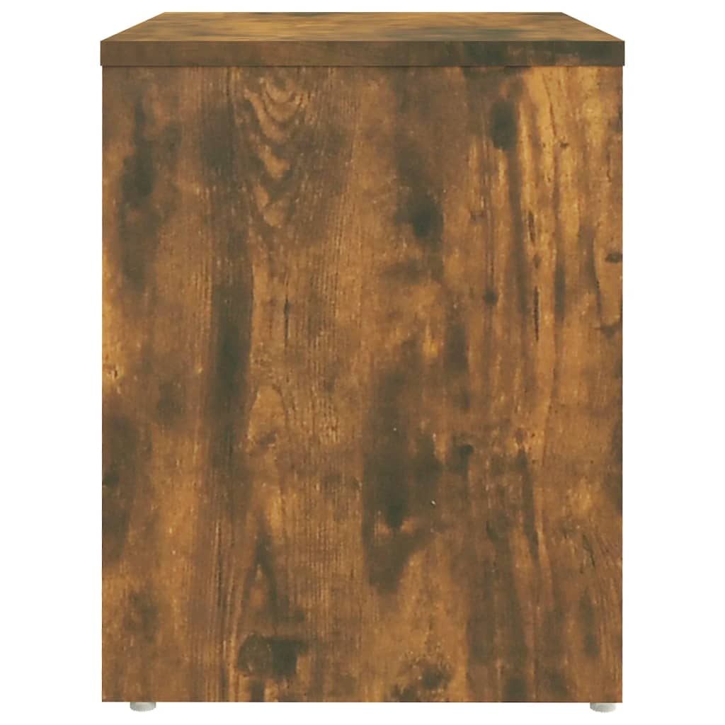 Table de chevet Chêne fumé 40x30x40 cm Bois d'ingénierie - XIOS