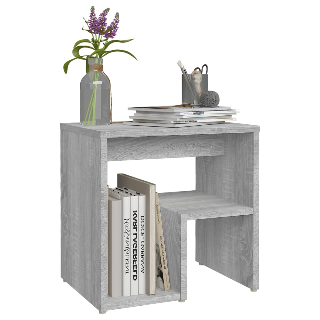 Tables de chevet 2 pcs Sonoma gris 40x30x40 cm Bois ingénierie - XIOS
