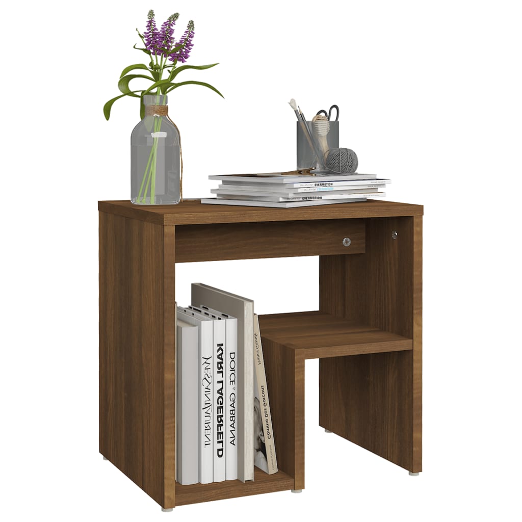 Tables de chevet 2 pcs Chêne marron 40x30x40 cm Bois ingénierie - XIOS
