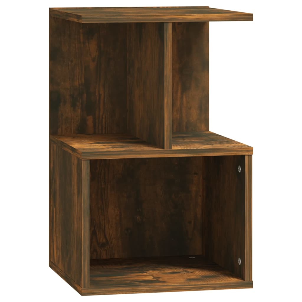 Tables de chevet 2 pcs Chêne fumé 35x35x55 cm Bois d'ingénierie - XIOS