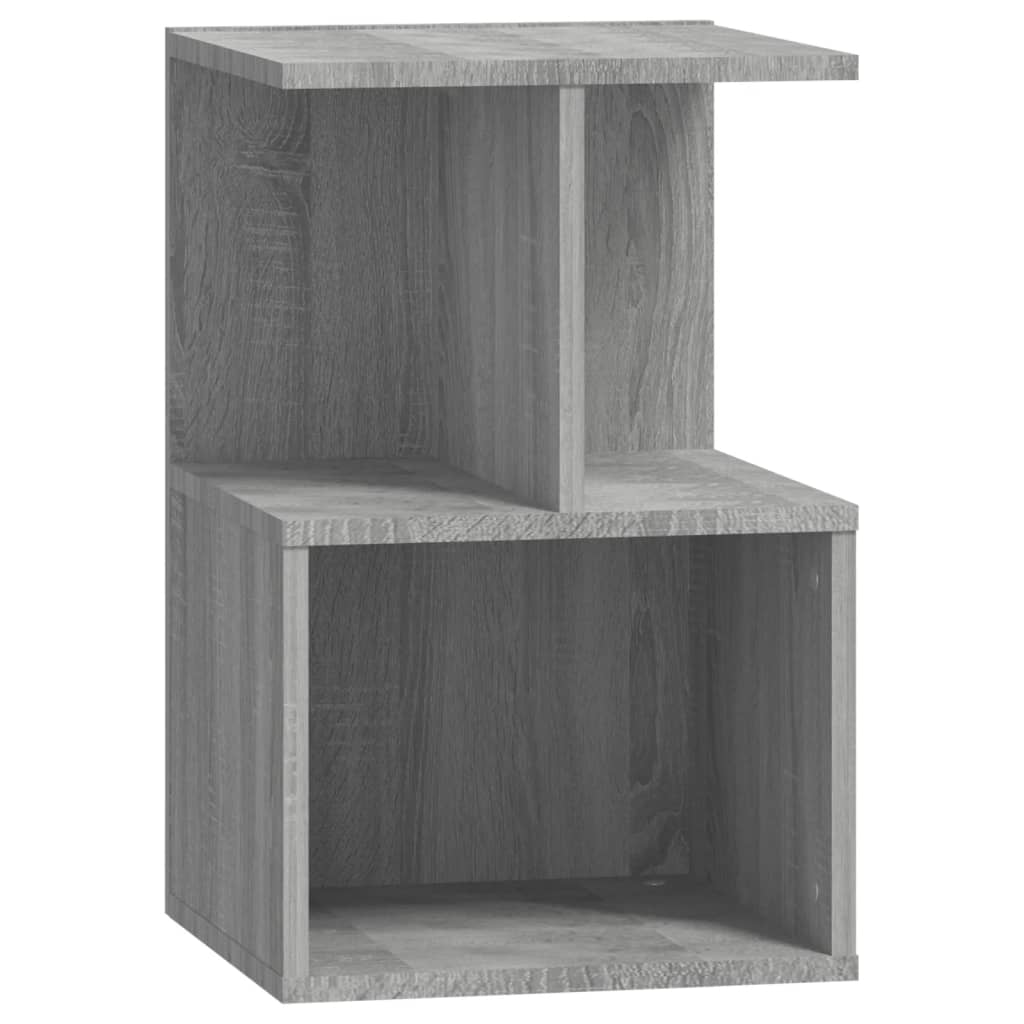 Table de chevet Sonoma gris 35x35x55 cm Bois d'ingénierie - XIOS