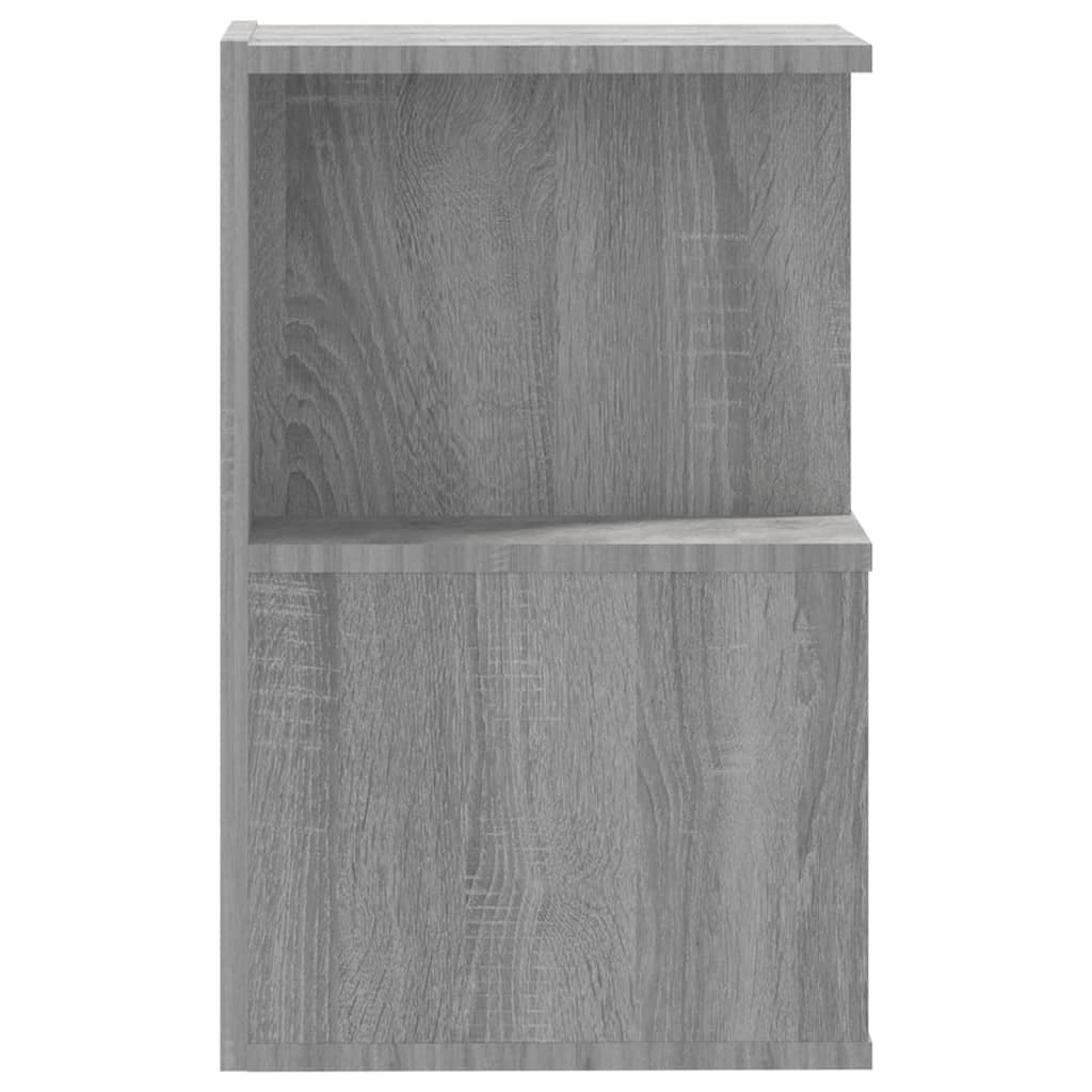Table de chevet Sonoma gris 35x35x55 cm Bois d'ingénierie - XIOS