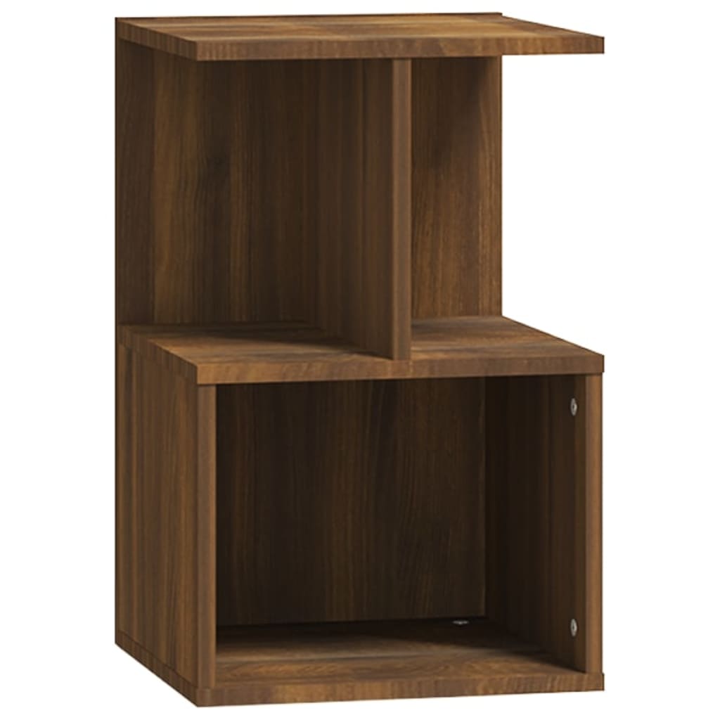 Tables de chevet 2pcs Chêne marron 35x35x55cm Bois d'ingénierie - XIOS