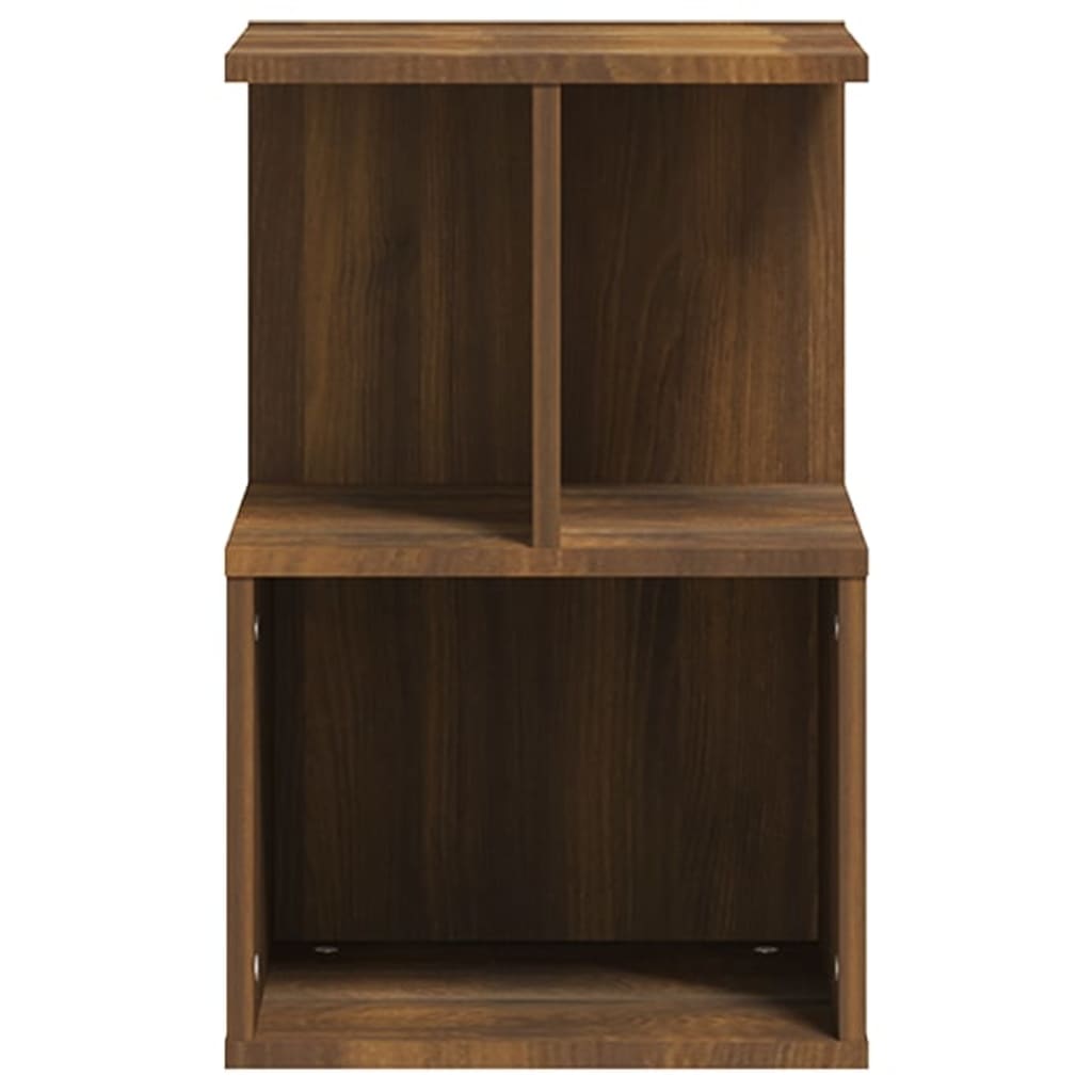 Tables de chevet 2pcs Chêne marron 35x35x55cm Bois d'ingénierie - XIOS