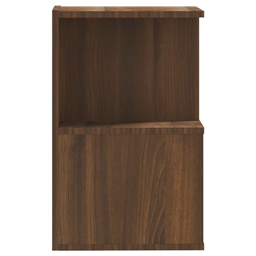 Tables de chevet 2pcs Chêne marron 35x35x55cm Bois d'ingénierie - XIOS