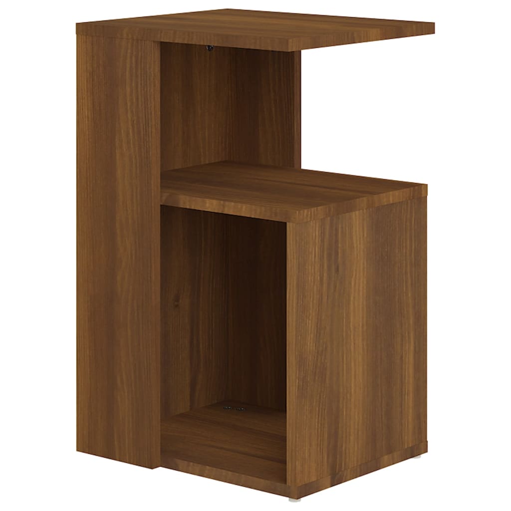 Table d'appoint Chêne marron 36x30x56 cm Bois d'ingénierie - XIOS