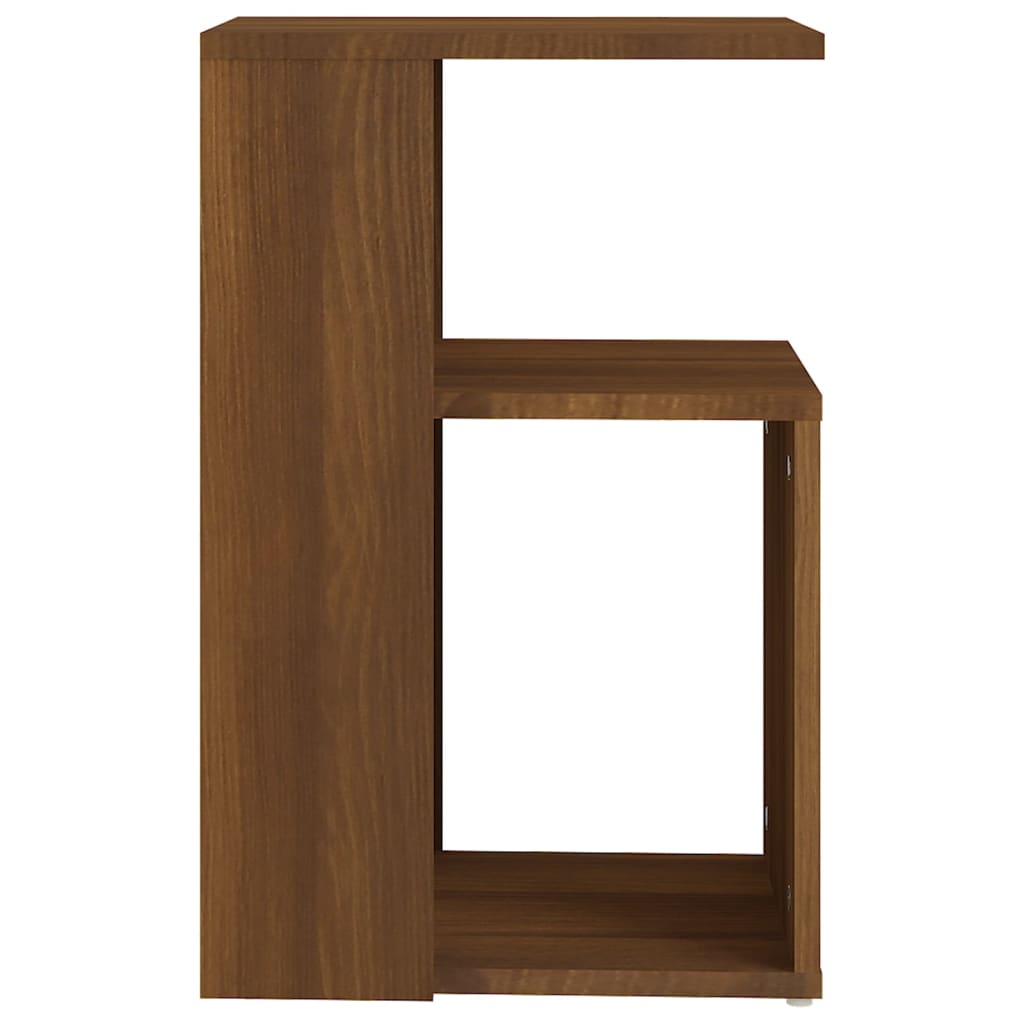 Table d'appoint Chêne marron 36x30x56 cm Bois d'ingénierie - XIOS