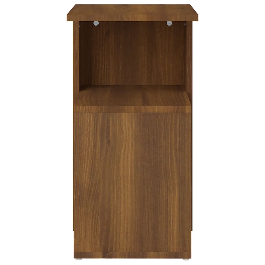 Table d'appoint Chêne marron 36x30x56 cm Bois d'ingénierie - XIOS