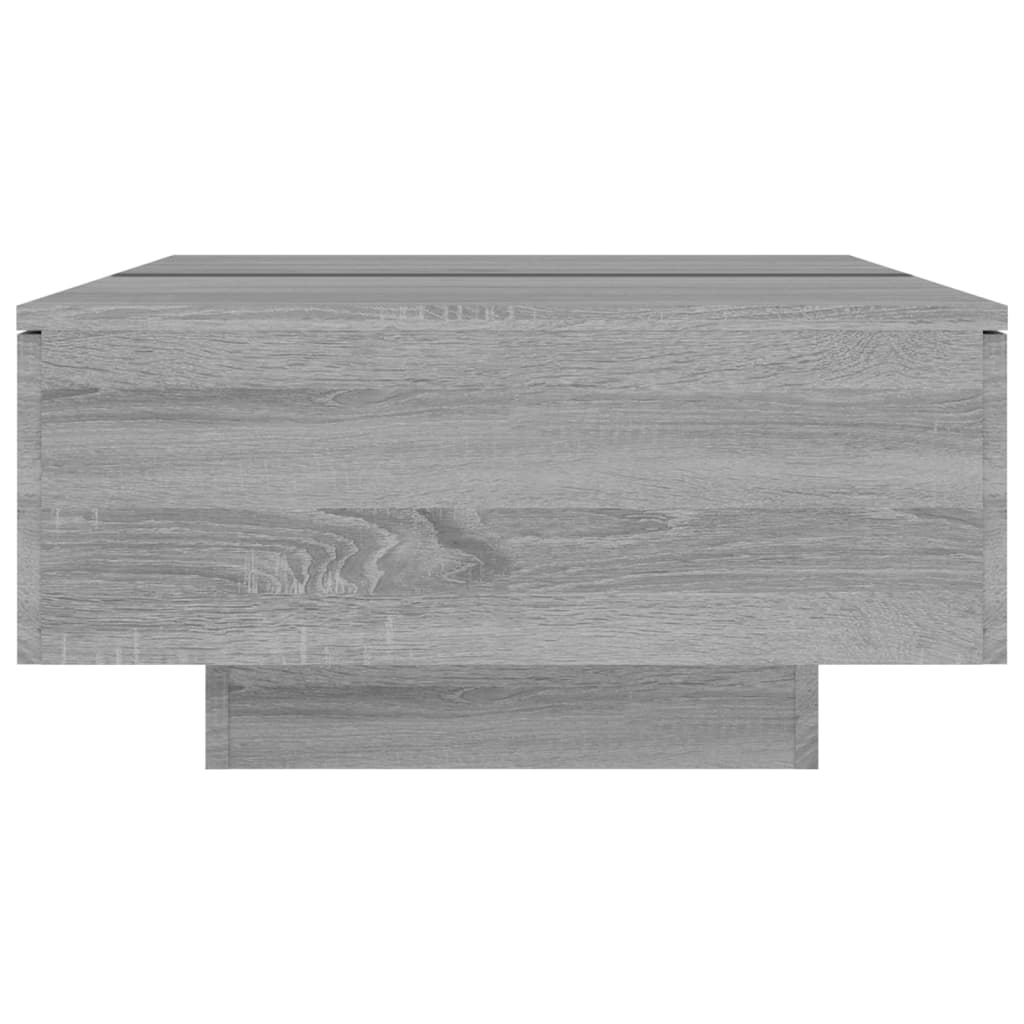Table basse Sonoma gris 90x60x31 cm Bois d'ingénierie - XIOS