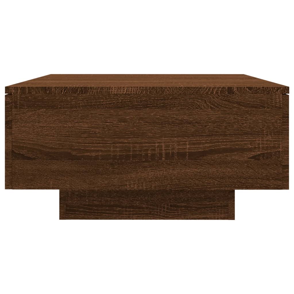 Table basse Chêne marron 90x60x31 cm Bois d'ingénierie - XIOS