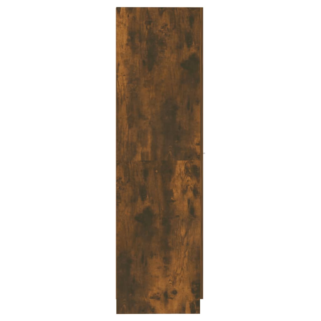 Armoire apothicaire Chêne fumé 30x42,5x150 cm Bois d'ingénierie