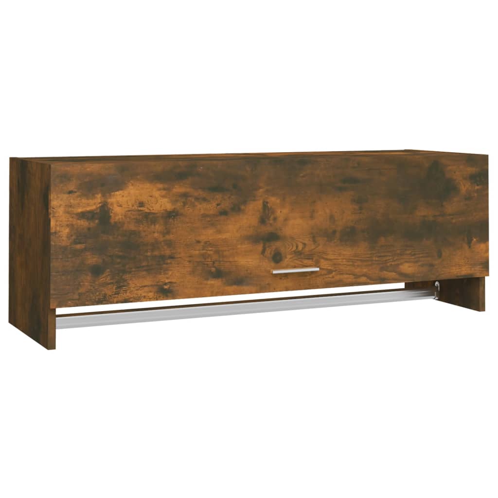 Garde-robe Chêne fumé 100x32,5x35 cm Bois d'ingénierie - XIOS
