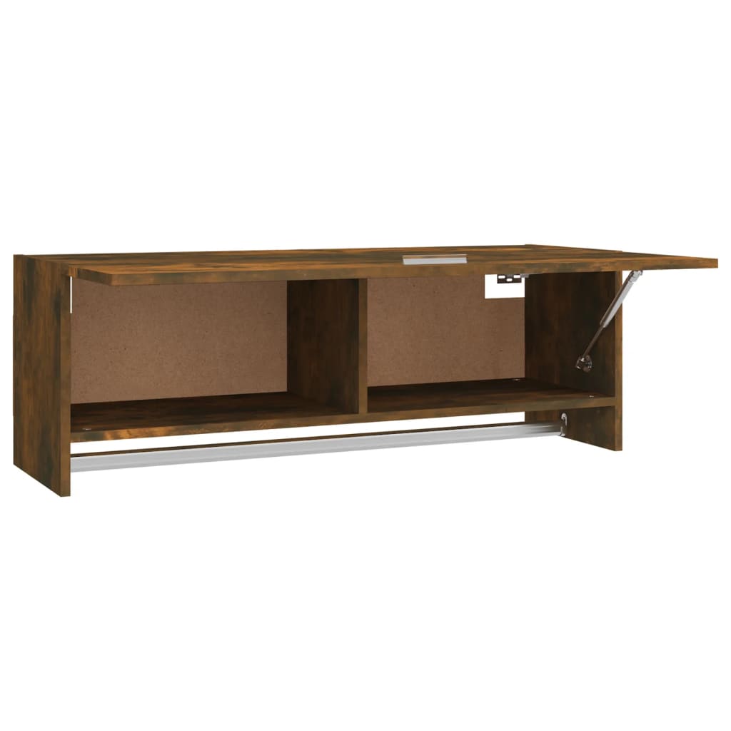 Garde-robe Chêne fumé 100x32,5x35 cm Bois d'ingénierie - XIOS