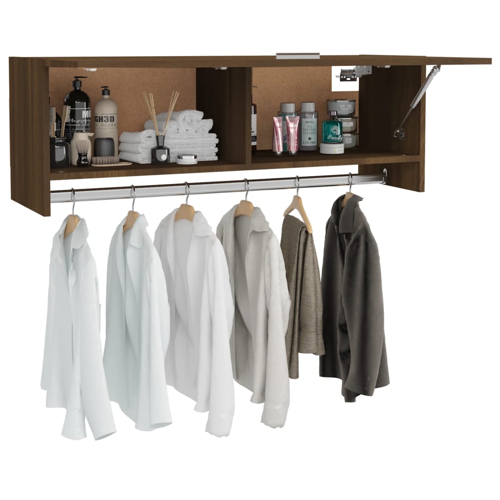 Garde-robe Chêne marron 100x32,5x35 cm Bois d'ingénierie - XIOS