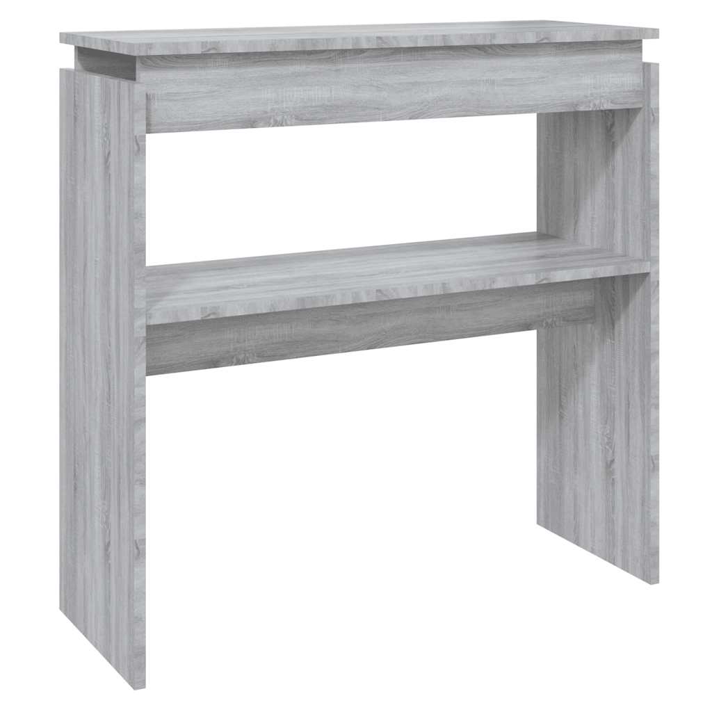 Table console Sonoma gris 80x30x80 cm Bois d'ingénierie - XIOS