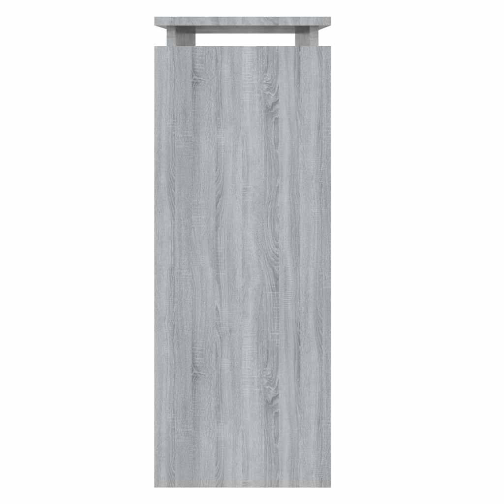 Table console Sonoma gris 80x30x80 cm Bois d'ingénierie - XIOS